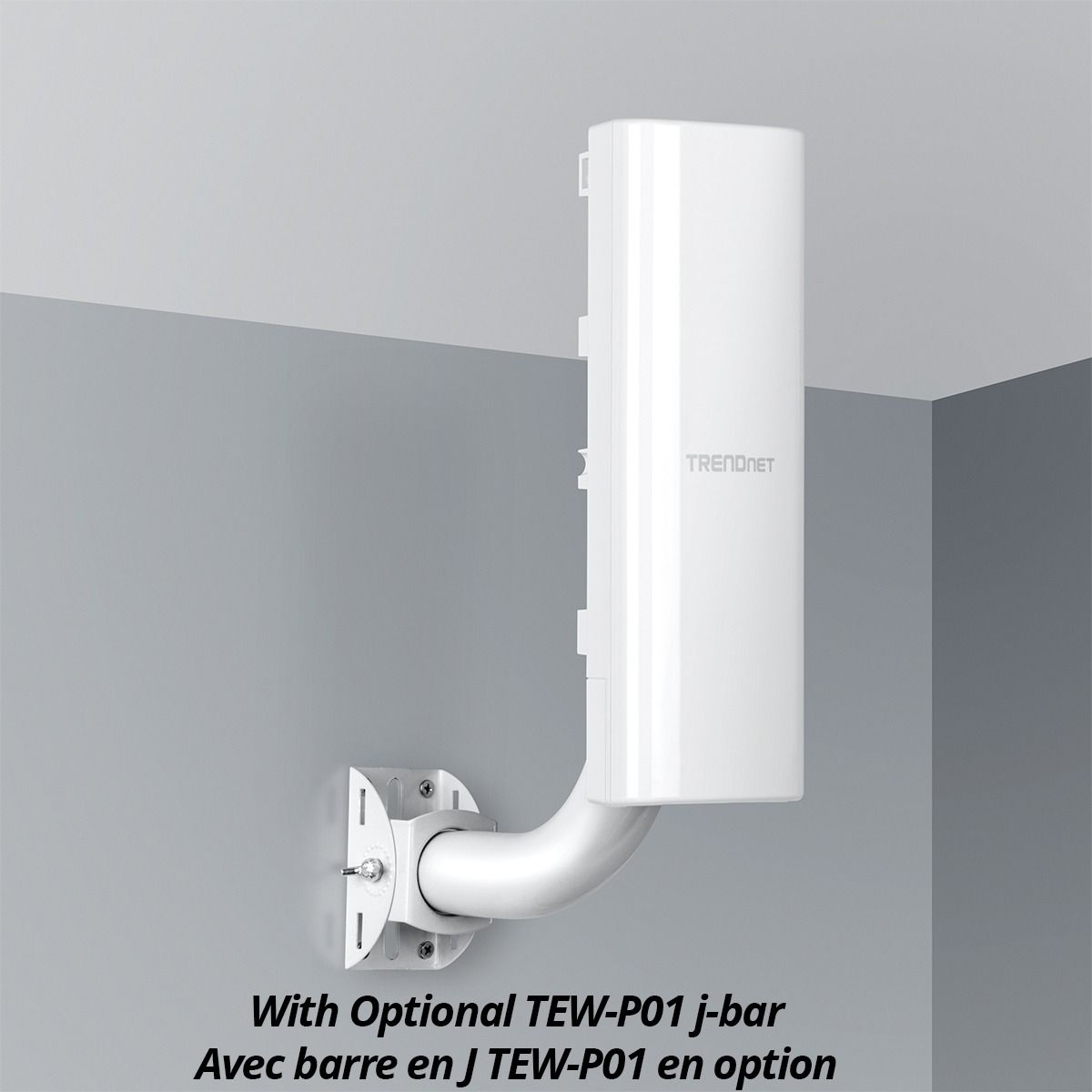 14 dBi WiFi 6 AX1200 Outdoor PoE Pt-to-Pt Bridge Kit