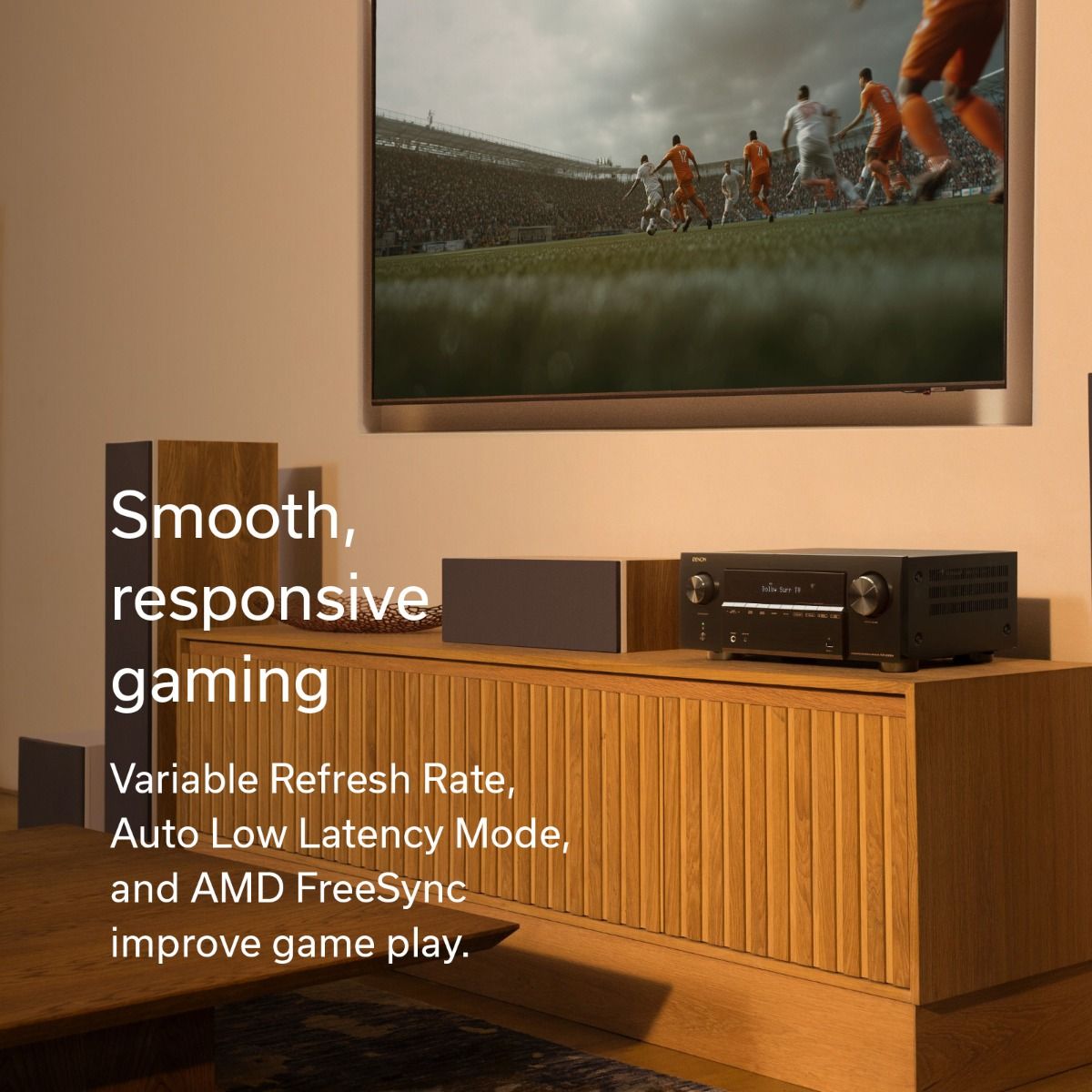 7.2ch AVR, 8K (Upscale), 95W /ch, 3x HDMI 2.1