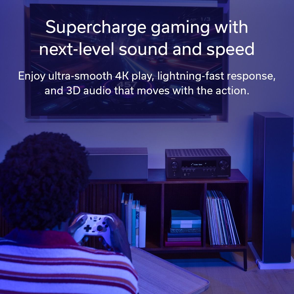7.2ch AVR, 8K (Upscale), 90W /ch, 3x HDMI 2.1