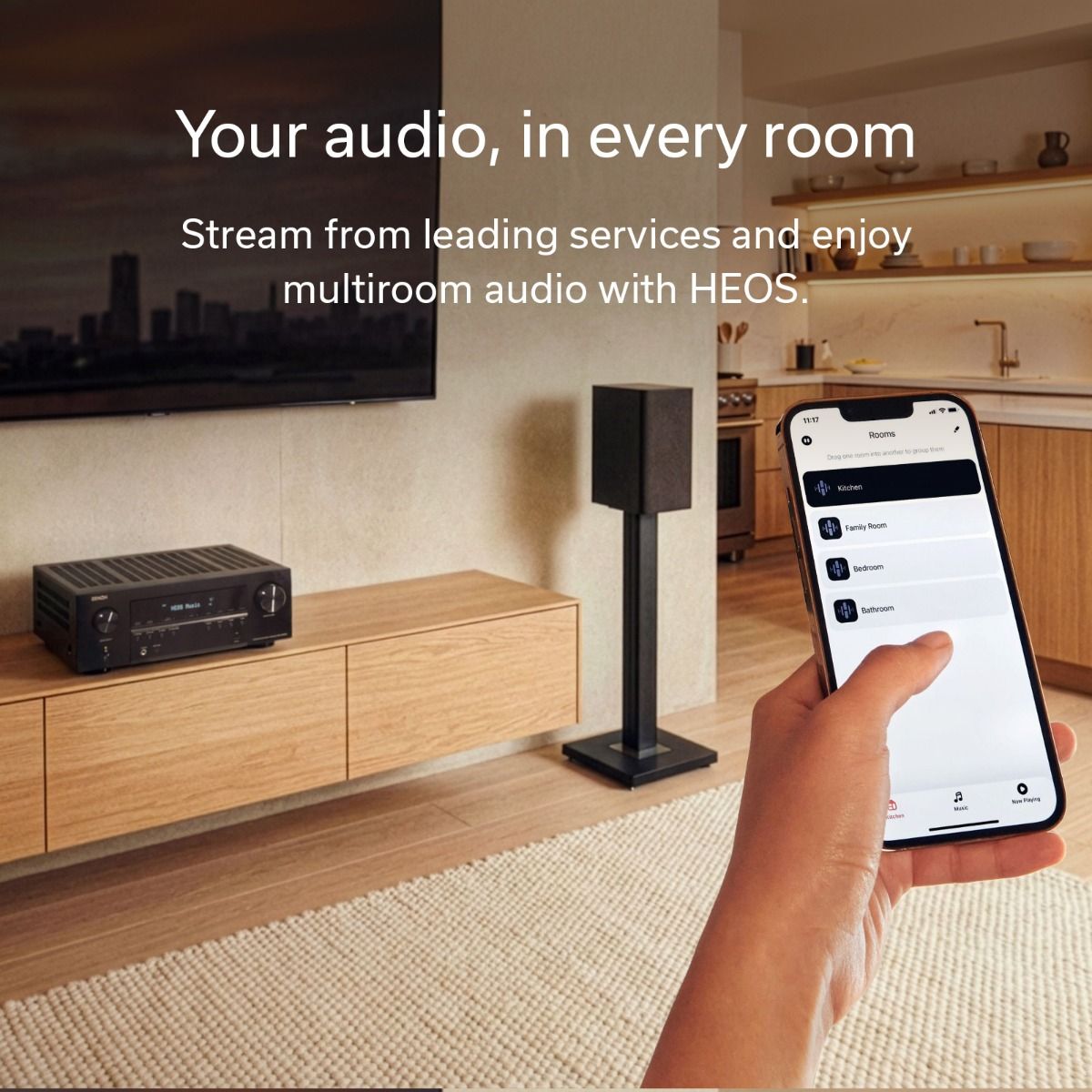 7.2ch AVR, 8K (Upscale), 95W /ch, 3x HDMI 2.1