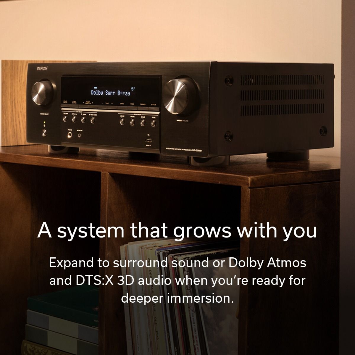 7.2ch AVR, 8K (Upscale), 90W /ch, 3x HDMI 2.1