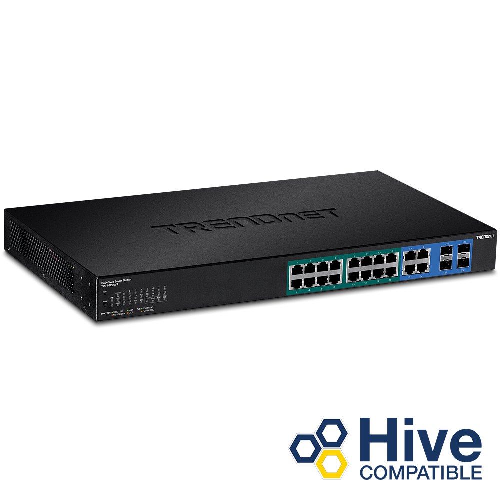 16-port 10-100MBps Web Smart PoE Switch