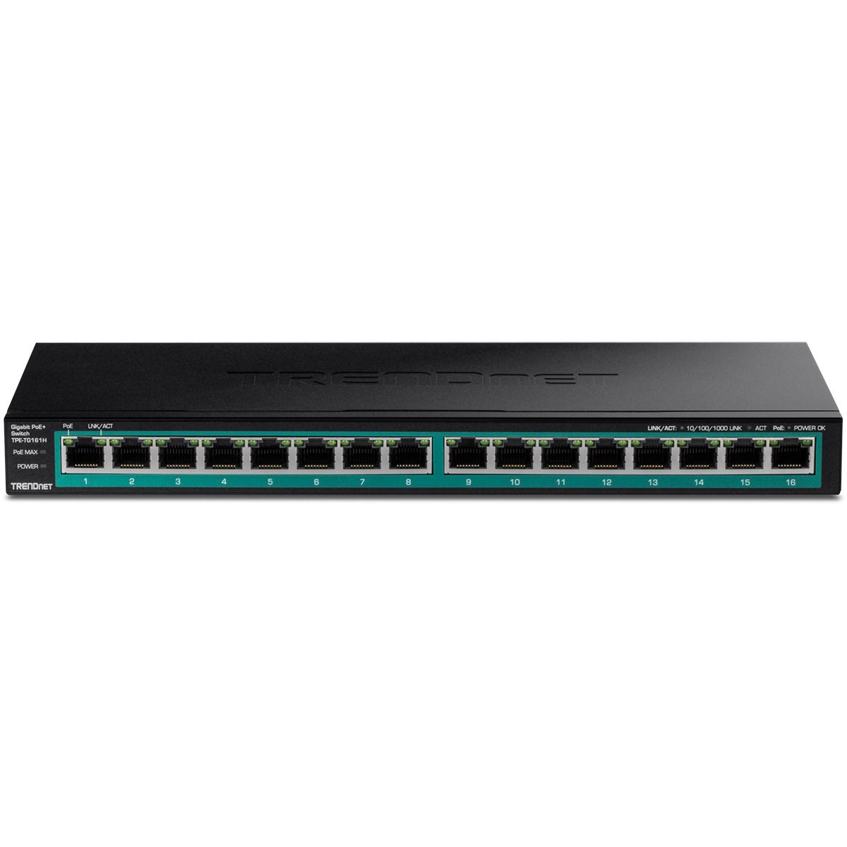 16-Port Gigabit PoE+ Switch(123W)