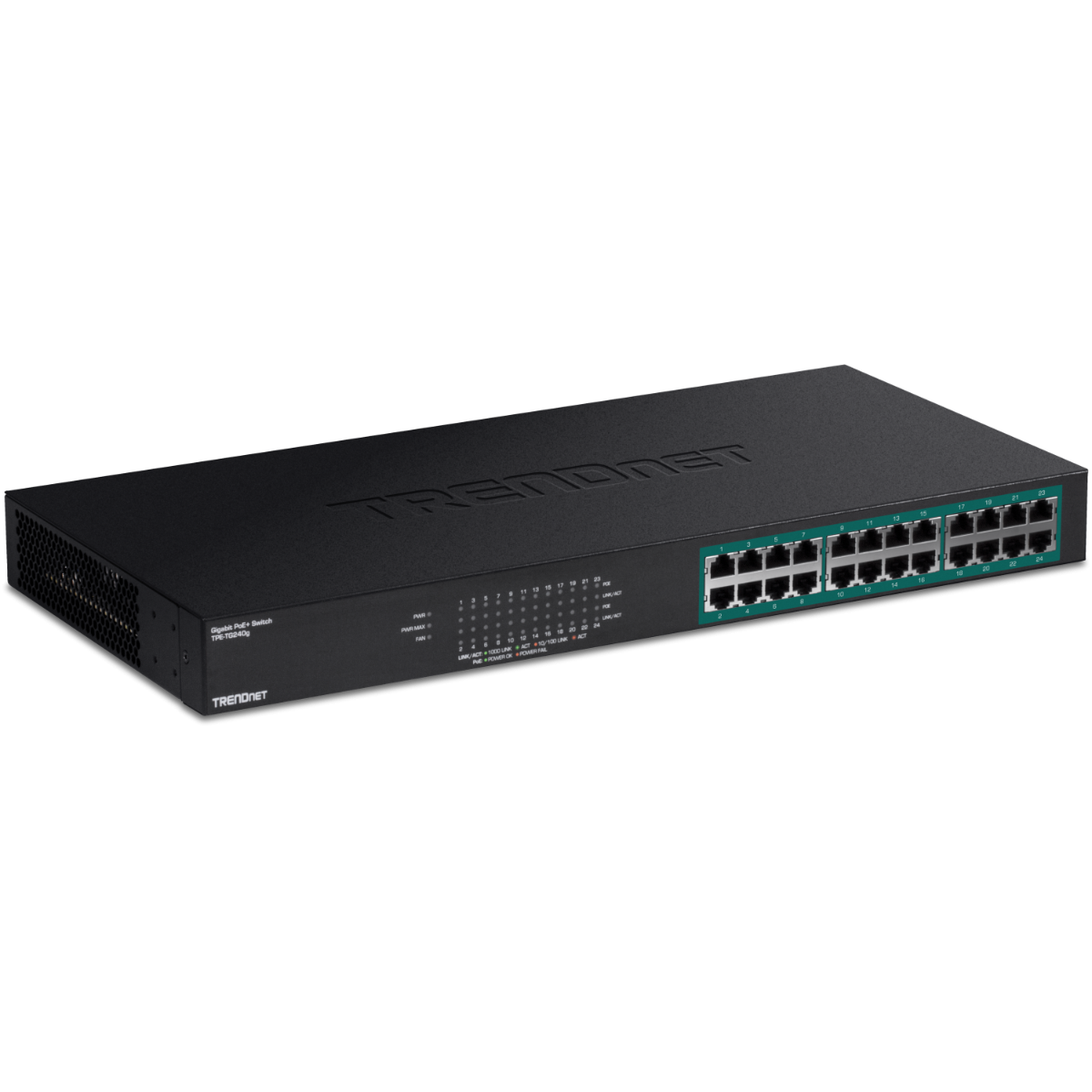 24-port Gigabit PoE+ Switch (370w)
