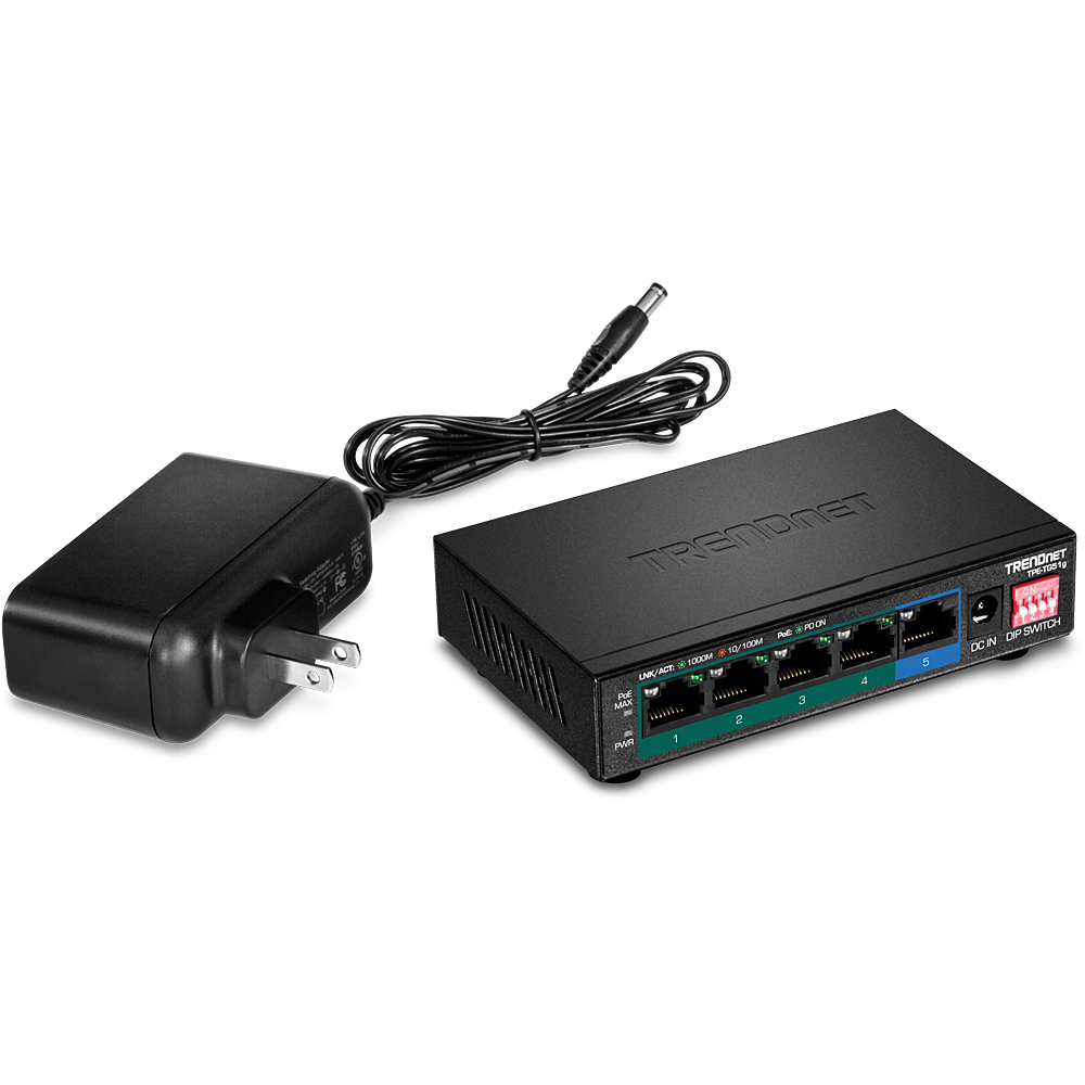 5-Port Gigabit PoE+ Switch (60W)