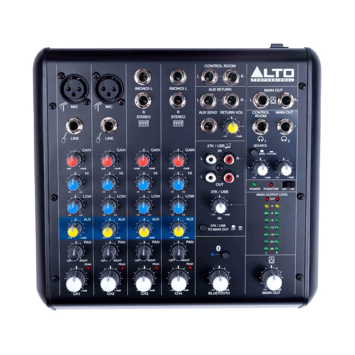 6-Ch TrueMix Compact Mixer with USB & Bluetooth