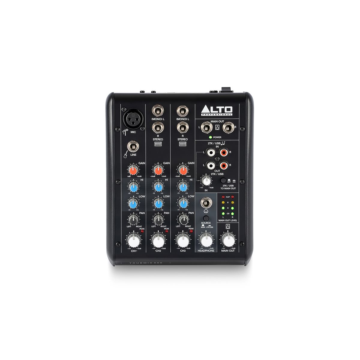 5-Ch TrueMix Analog Mixer with USB