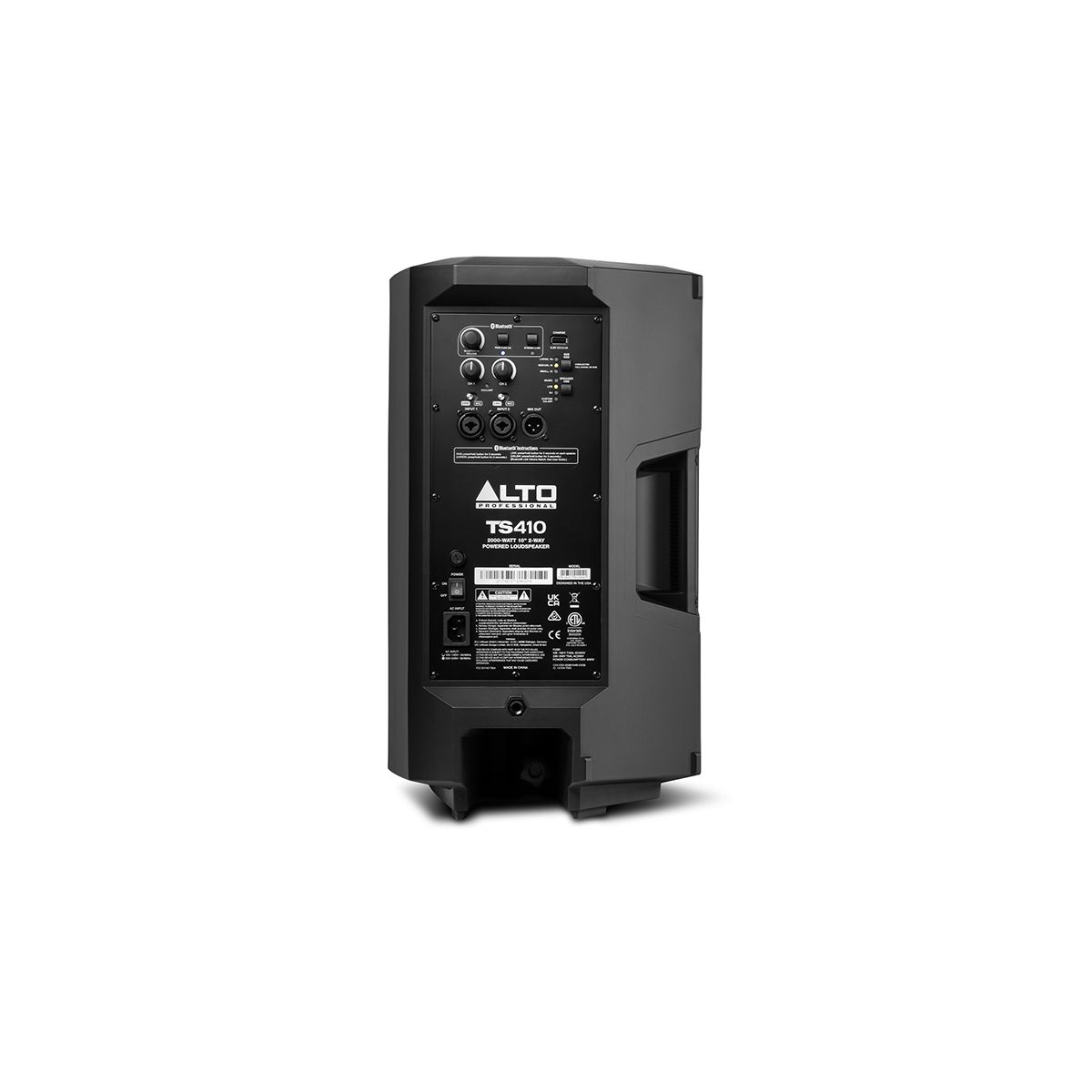 2000w 10-Inch 2-Way Powered Speaker with Bluetooth