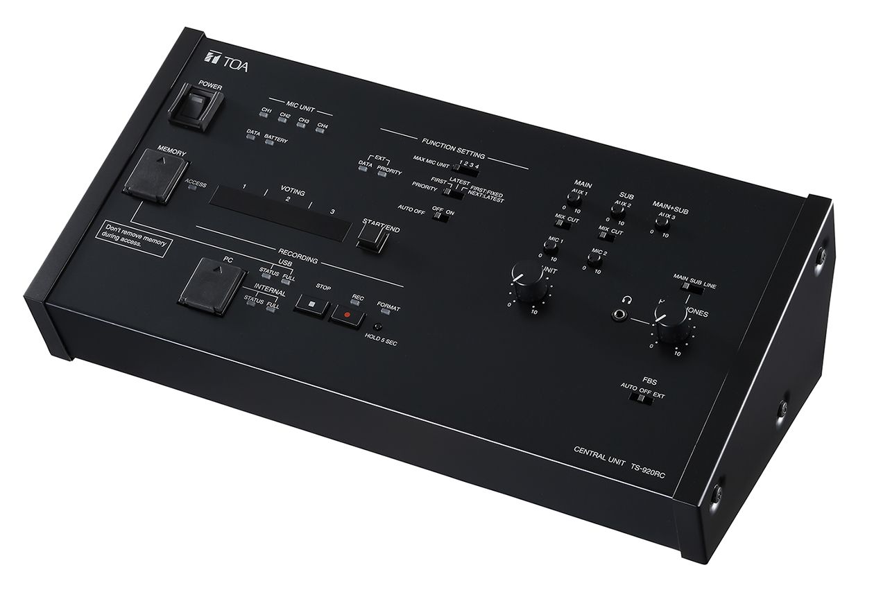 TS-920 Infrared Conference System: Central Unit w- Recorder