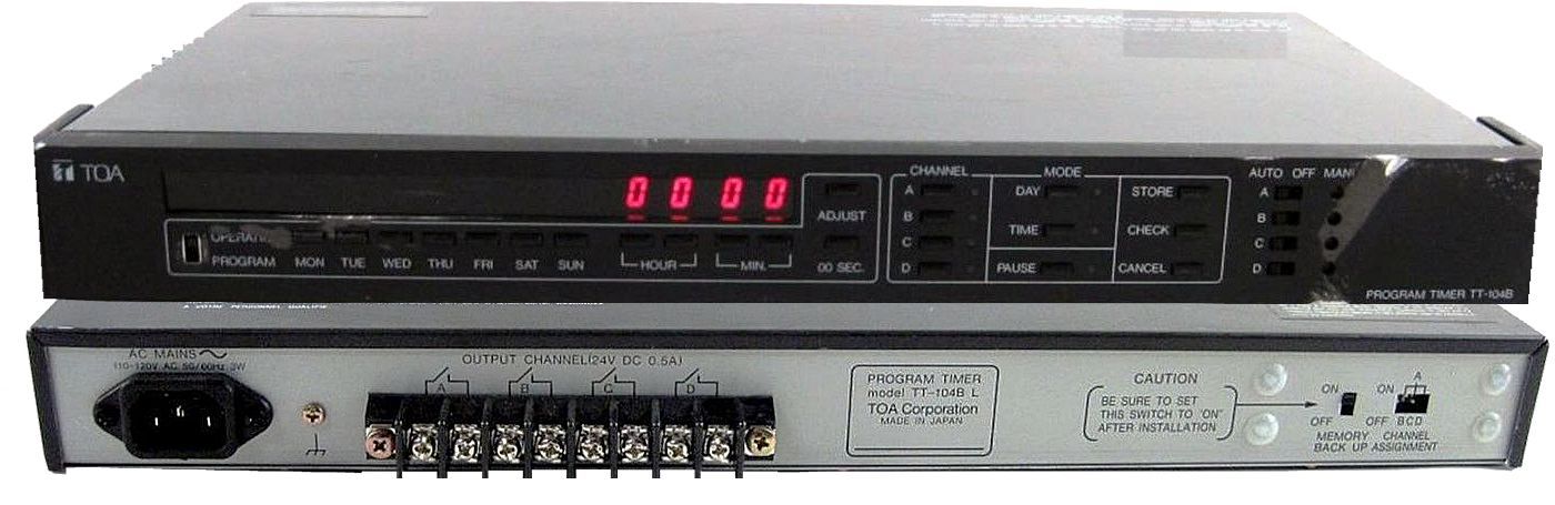 Program timer black
