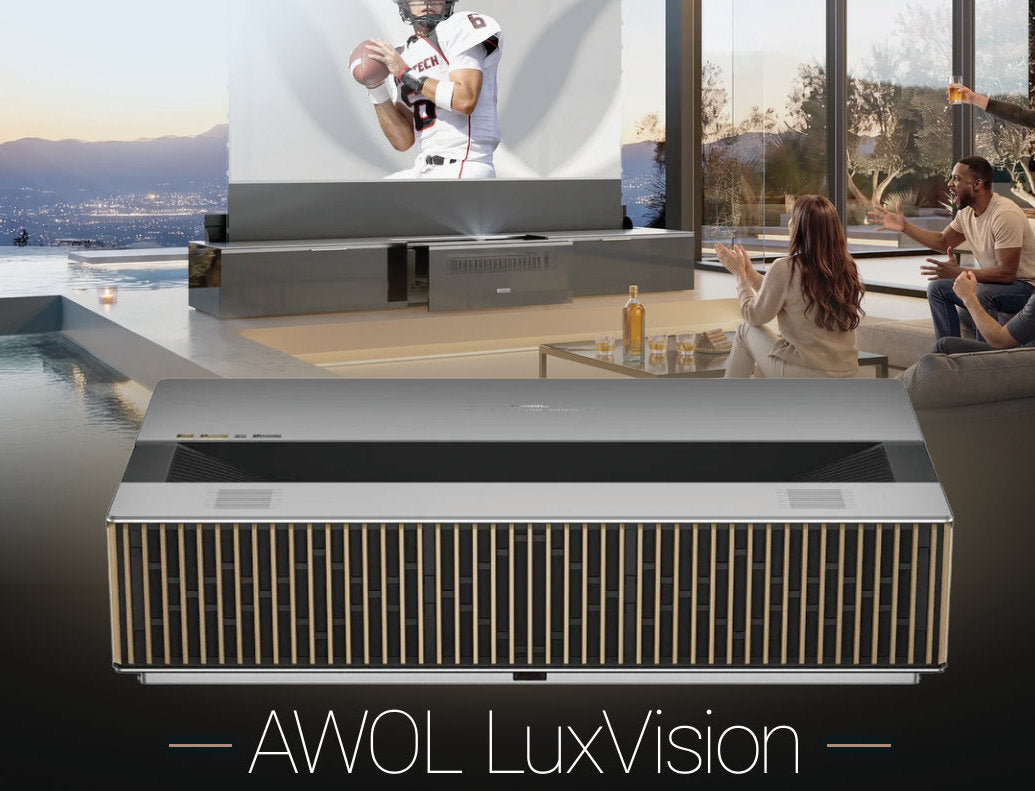 AWOL LuxVision | 4K Triple Laser UST Projector - 6000 Lumens