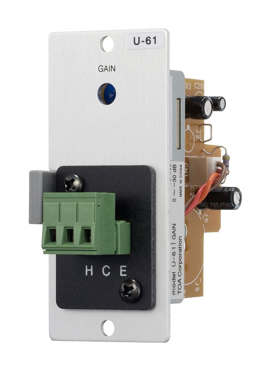 900 Series Module: Aux. module gain control compressor termi