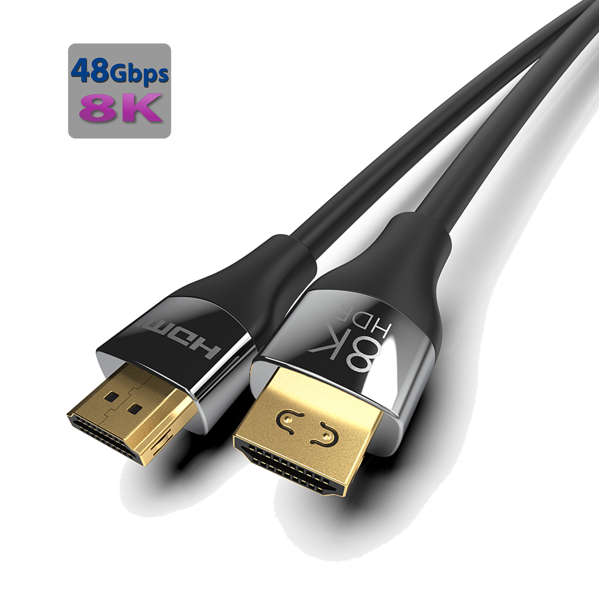 Certified 8K 48Gbps HDMI Cable 10 ft