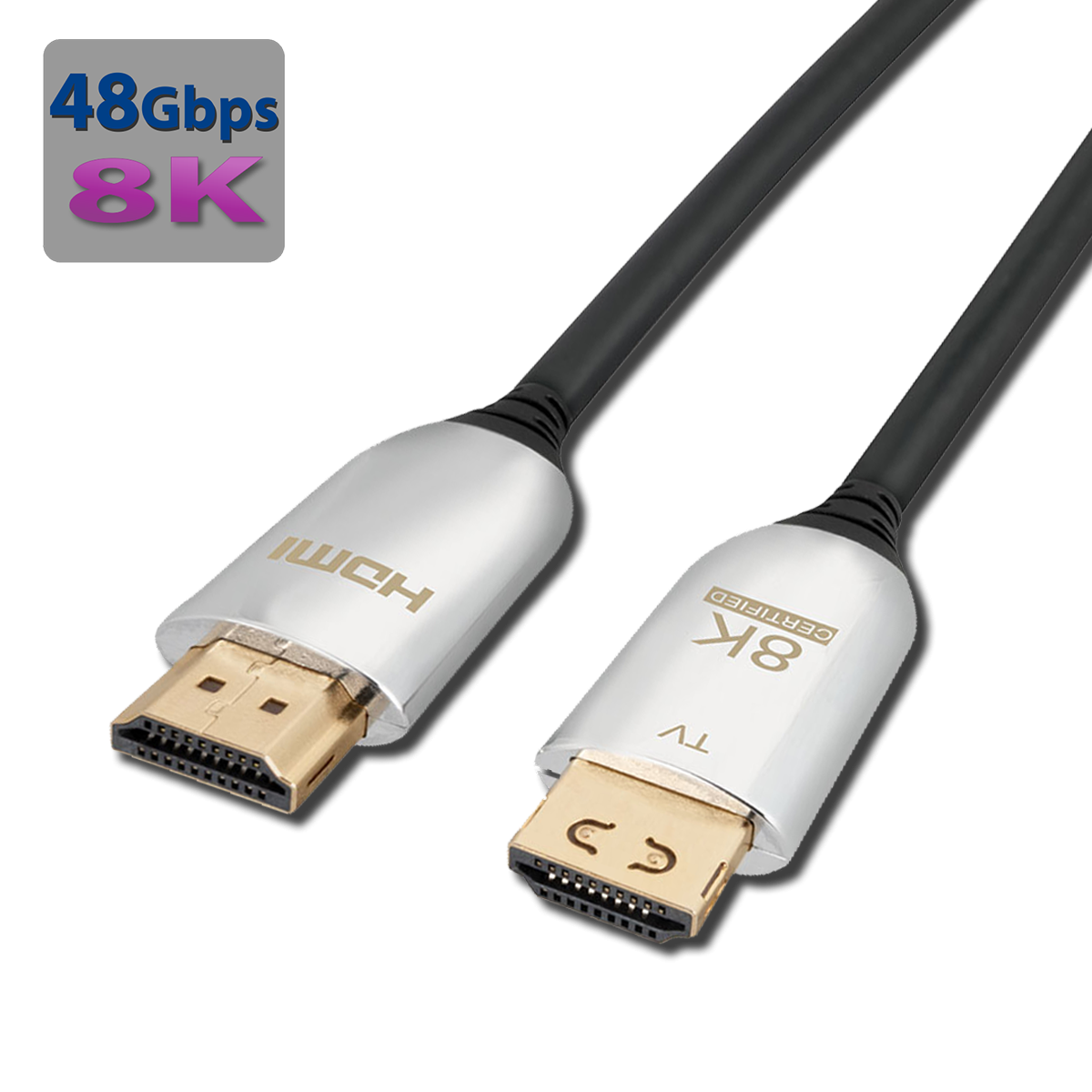 Active Optical Certified Ultra High Speed 8K HDMI Cable 66ft