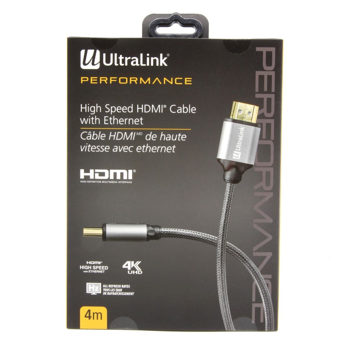PERFORMANCEII SUPERSLIM HIGH SPEED HDMI WITH ETHERNET, 4M
