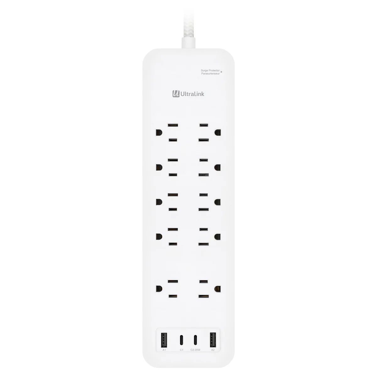 Ultralink Performance Surge Protector 10 AC Outlet + 4 USB