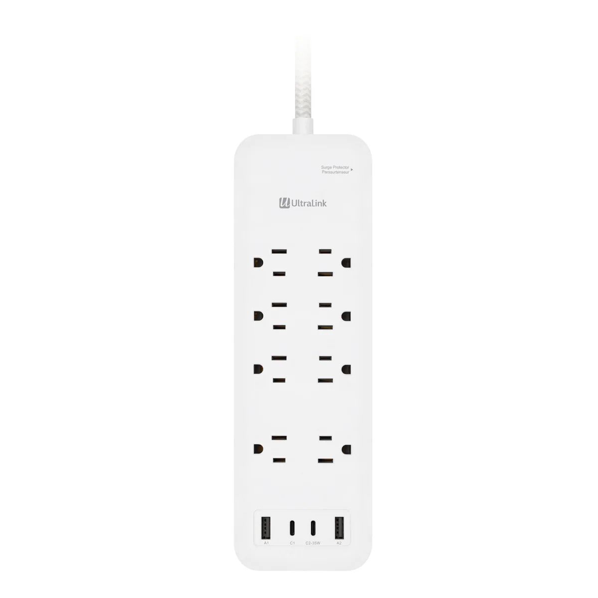 Ultralink Performance Surge Protector 8 AC Outlet + 4 USB