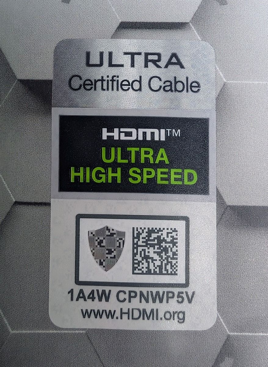 Ignition Ultra - HDMI Cable 48Gbps INSTALLER-PVC 2m-6.56ft