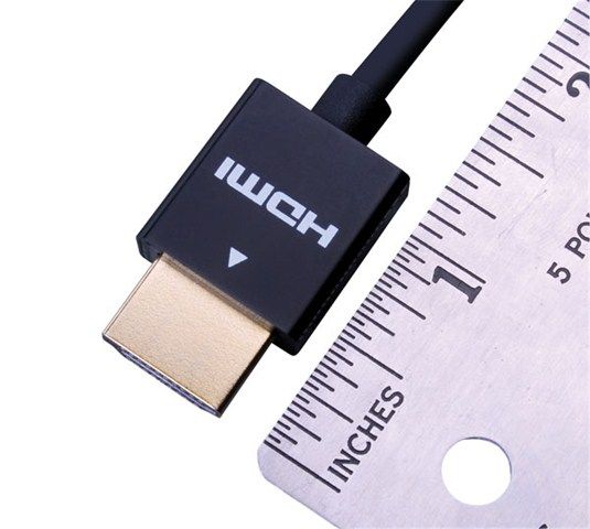 Ultra Slim HDMI High Speed Cable with Ethernet-  10 ft