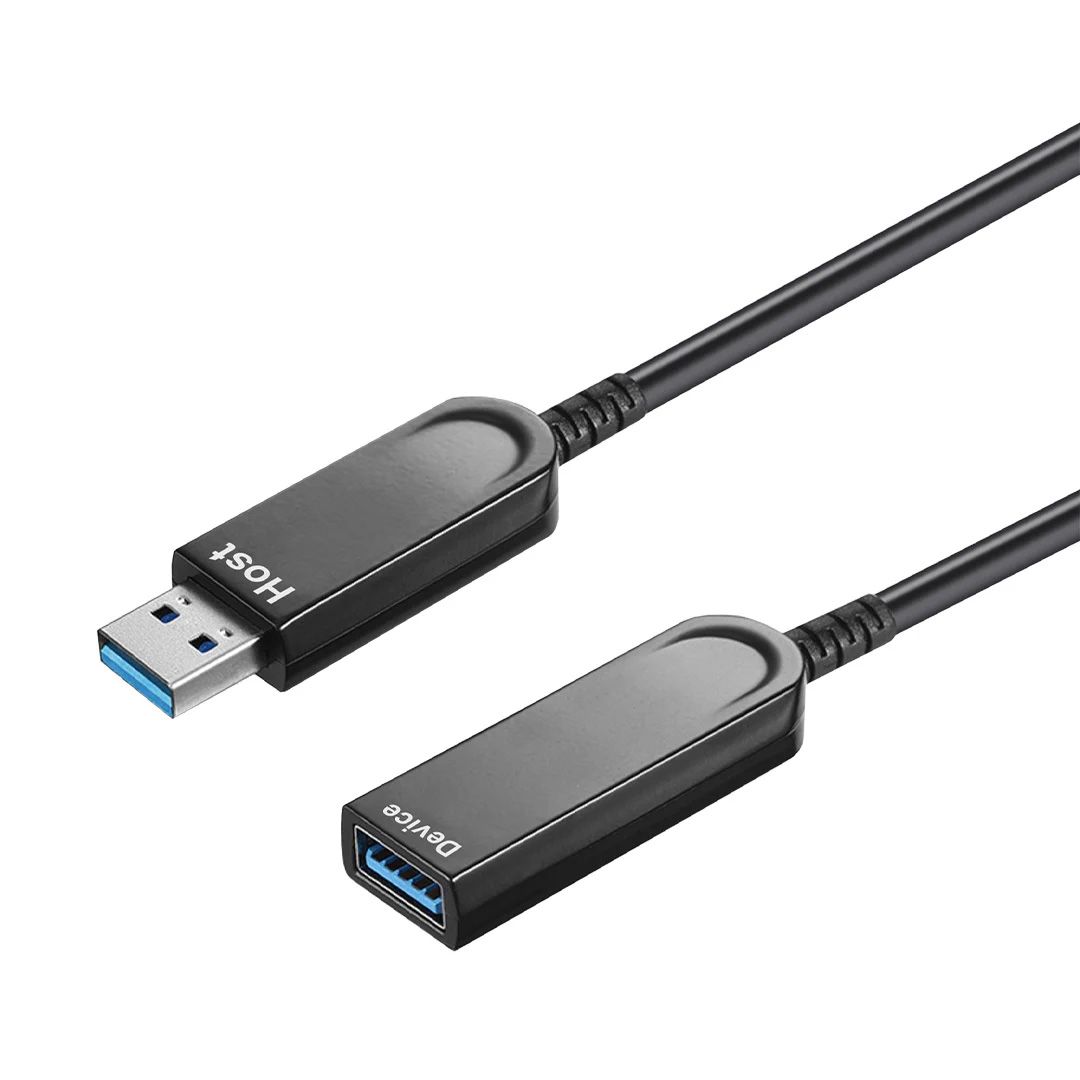 USB 3.2 Type A Male to Female Active Optical Cable 16ft.