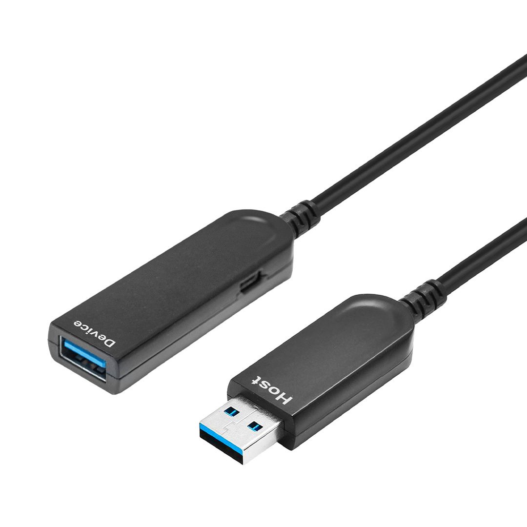 USB 3.2 Type A Male to Female Active Optical Cable 99ft.
