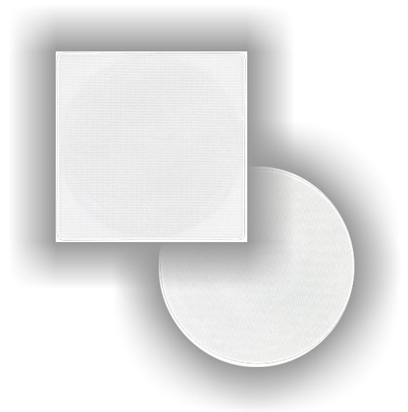 In Ceiling or Wall 6.5 inch 2-way Fluted IMPP w-Vortex