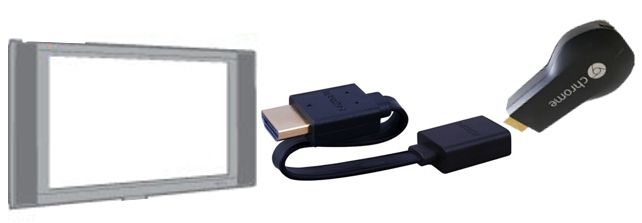 HDMI Adapter - Flex Flat HDMI pigtail - 1 Ft  (1080P-4K-10G)