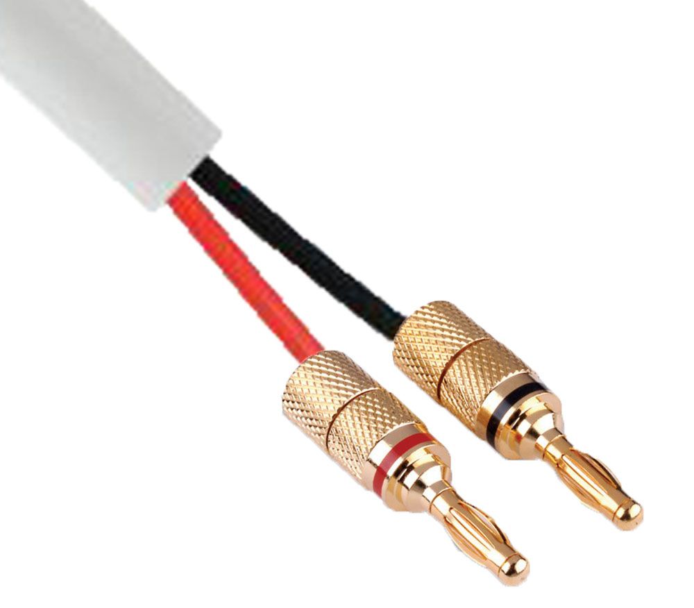 Gold Plated Banana Plugs- 1 pair (Red & Black)