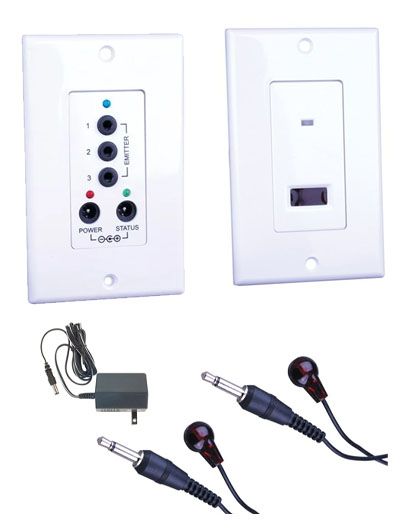 One Zone Three Source In-Wall Decor Style IR Kit
