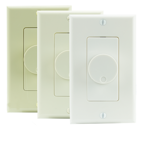 Decor-Style Volume Control with Knob 70v-100W incl. Almond I