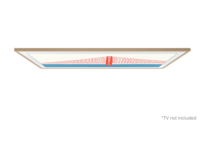 The Frame Bezel Kit 50 inch (LS03A-B-D) in Beige