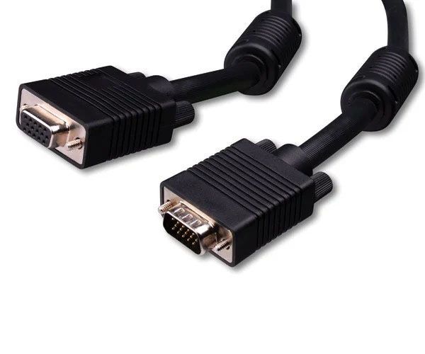 Plenum - High Resolution S-VGA Male to Female Cable - 50ft