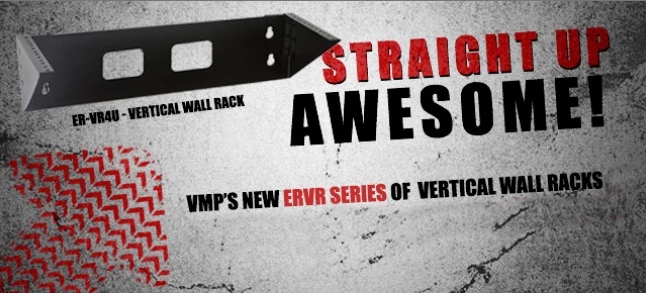 2U VERTICAL WALL EQUIPMENT RACK