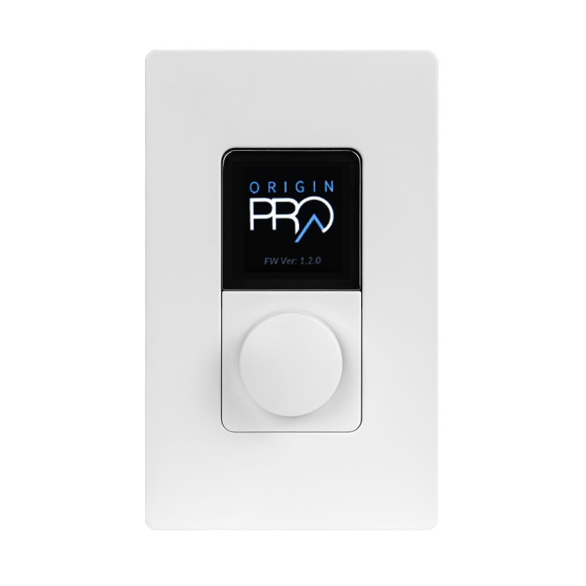 Single Gang Wall Controller for Origin Pro Amplifiers, White