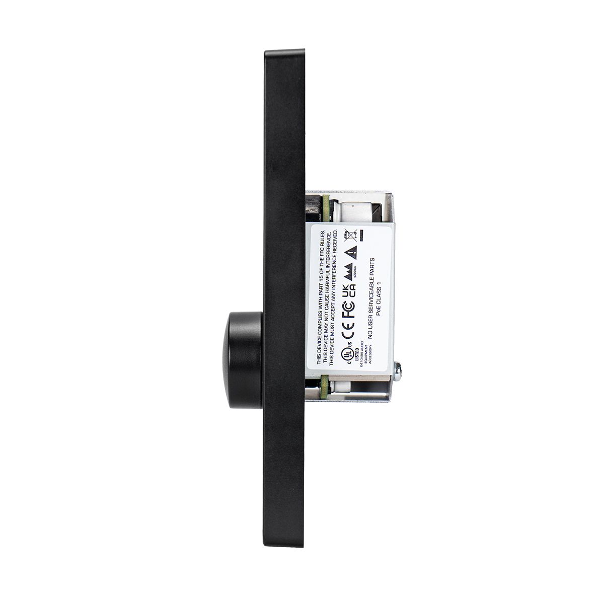 Single Gang Wall Controller for Origin Pro Amplifiers, Black