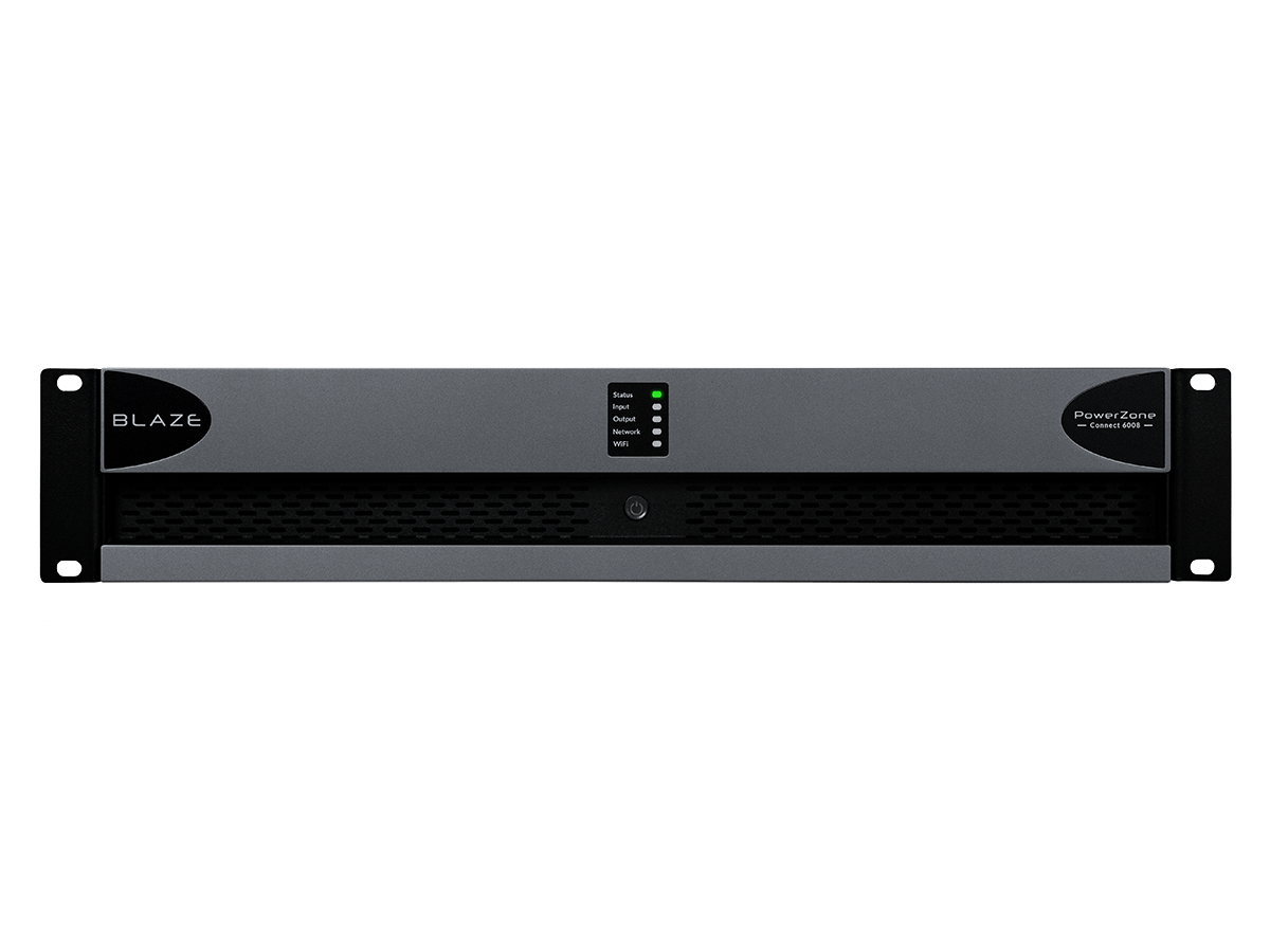 PowerZone Connect 6008 - 2U - 6000w 8Ohm-70v, 8ch IP Amp