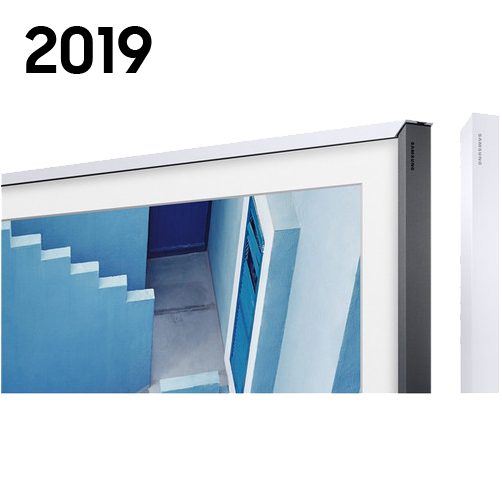 The Frame - 65 in Bezel  Kit - 2019 - White Wood