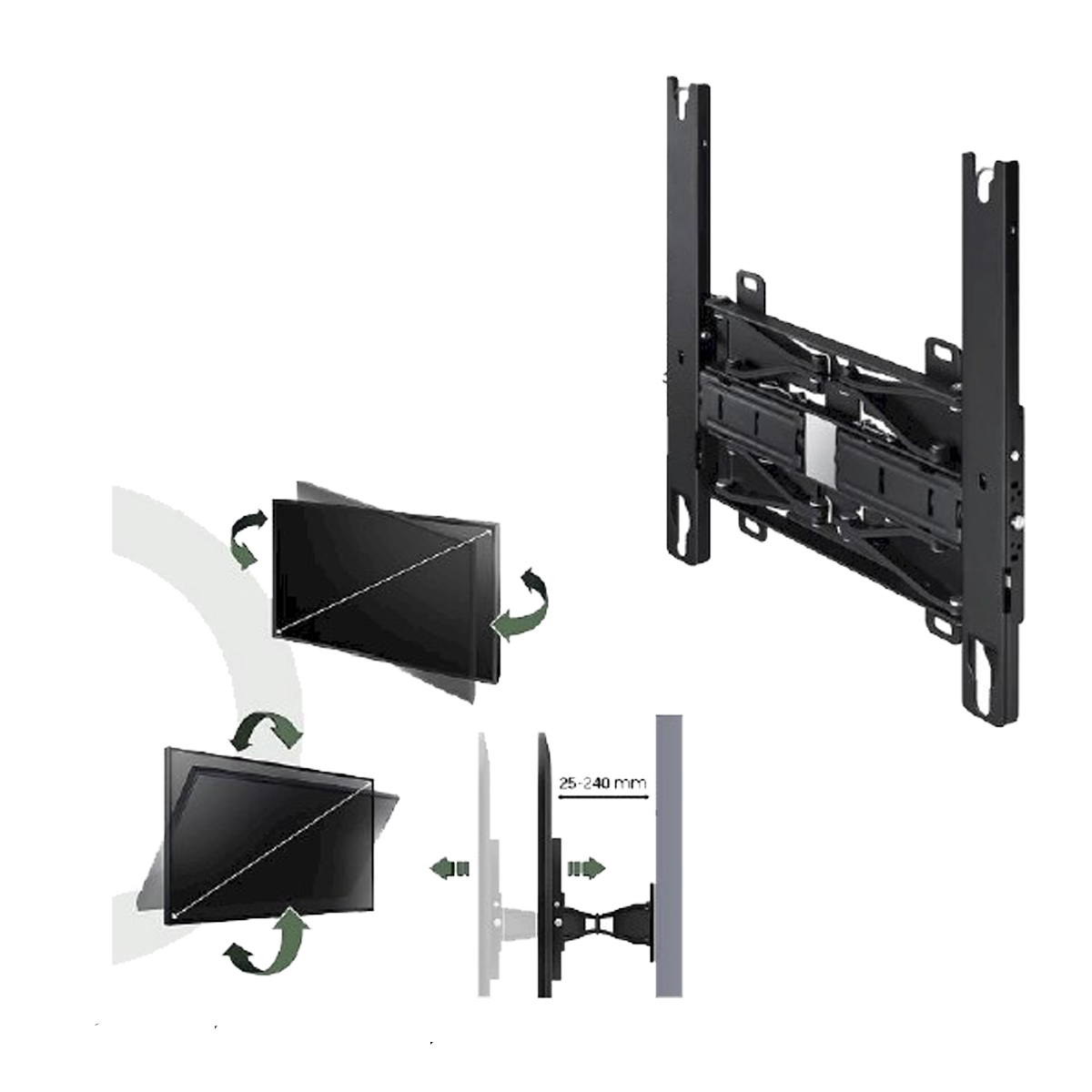Outdoor TV Mount - Fits 65in-75in Terrace TV