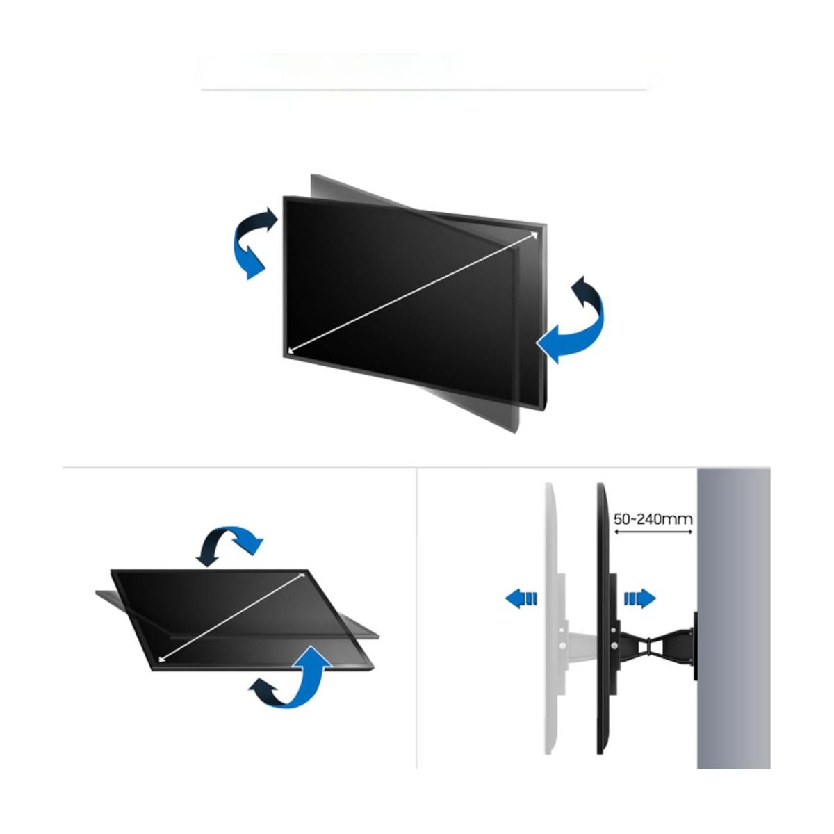 Outdoor TV Mount - Fits 85in Terrace TV