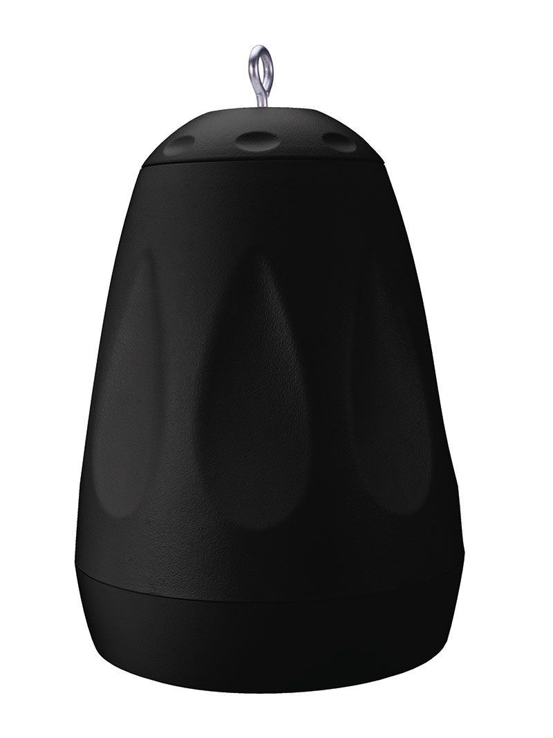 6.5 in 8 ohm-70V On-wall-Pendant, Indoor-Outdoor- Black