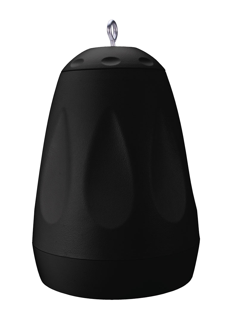 4 in 8 ohm-70V On-wall-Pendant, Indoor-Outdoor - Black