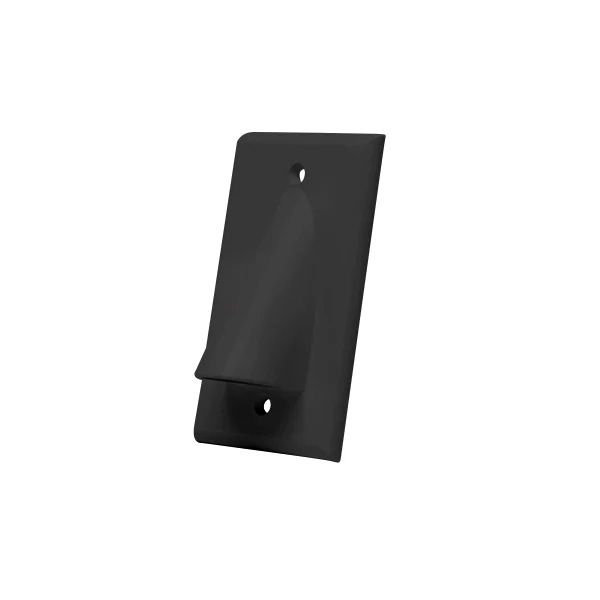 Bulk Cable Wall Plates- Single & Black