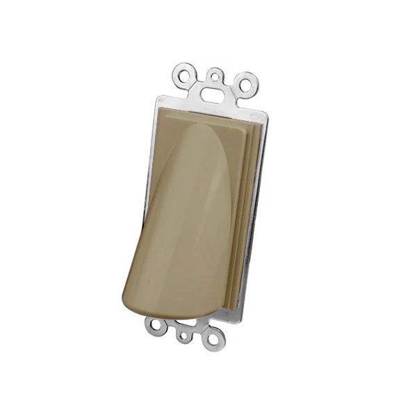 Bulk Cable Wall Plates- Single Decor & Ivory