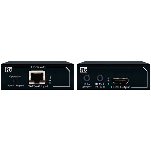 Power over HDBaseT-HDMI via Single CAT5e-6 Receiver, UHD-4K