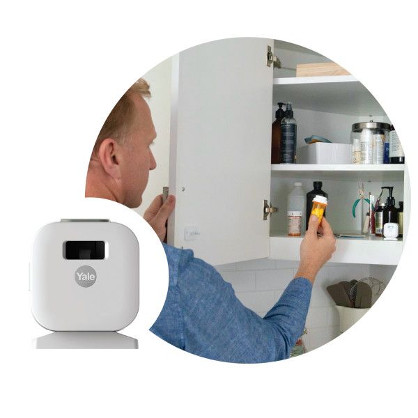 Yale Cabinet Lock with Connect Wi-Fi Bridge