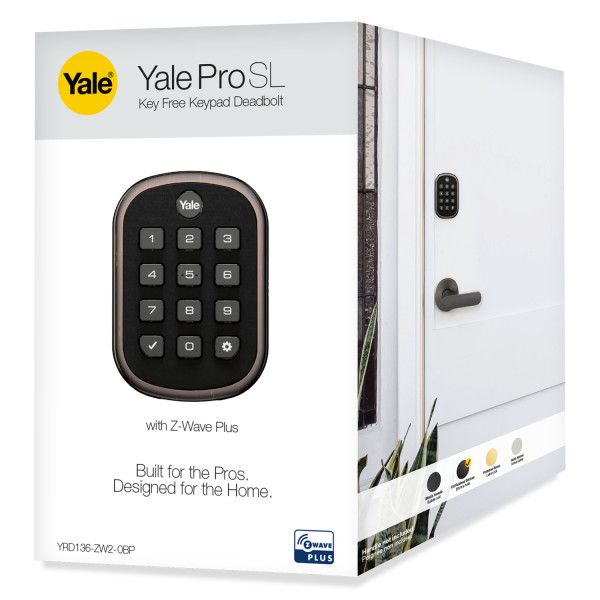 ProSL - Keypad Keyless Deadbolt w- Z-Wave, Oil Rubbed Bronze