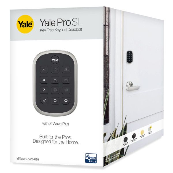 ProSL - Keypad Keyless Deadbolt w- Z-Wave, Satin Nickel