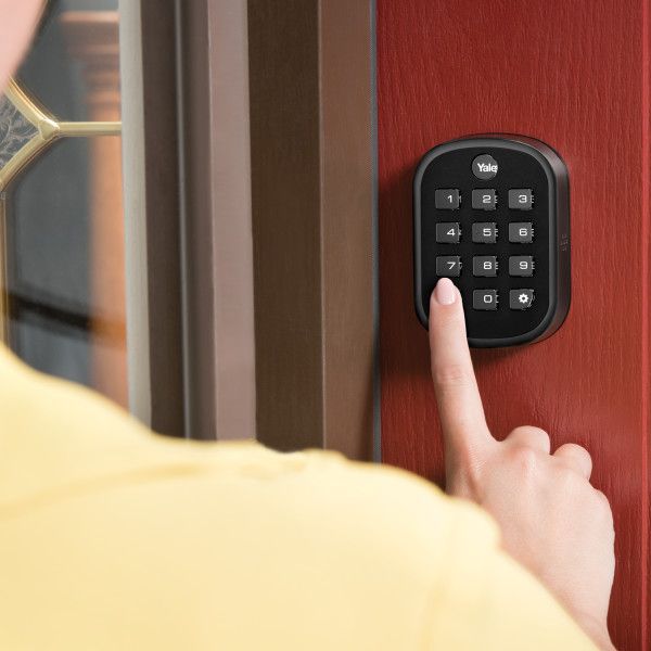 ProSL - Keypad Keyless Deadbolt w- Z-Wave, Black Suede