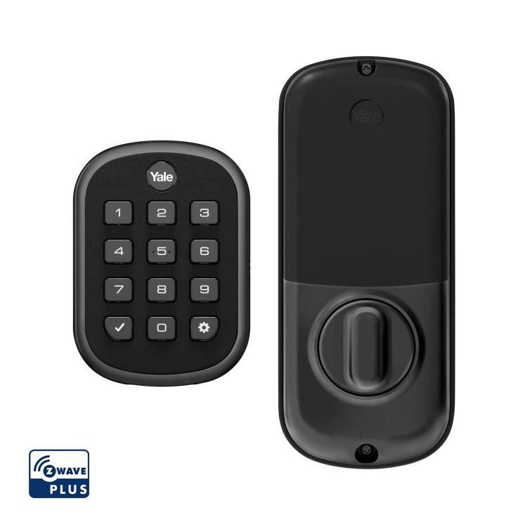 ProSL - Keypad Keyless Deadbolt w- Z-Wave, Black Suede