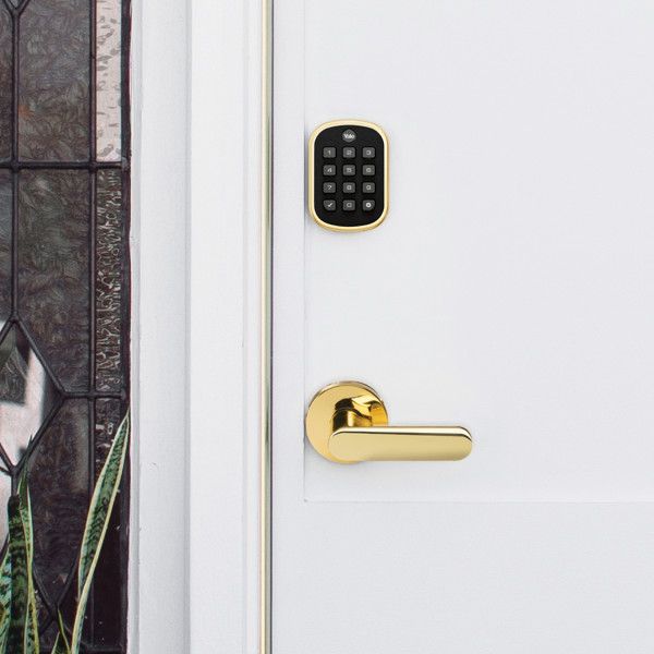 ProSL - Keypad Keyless Deadbolt w- Z-Wave, Polished Brass